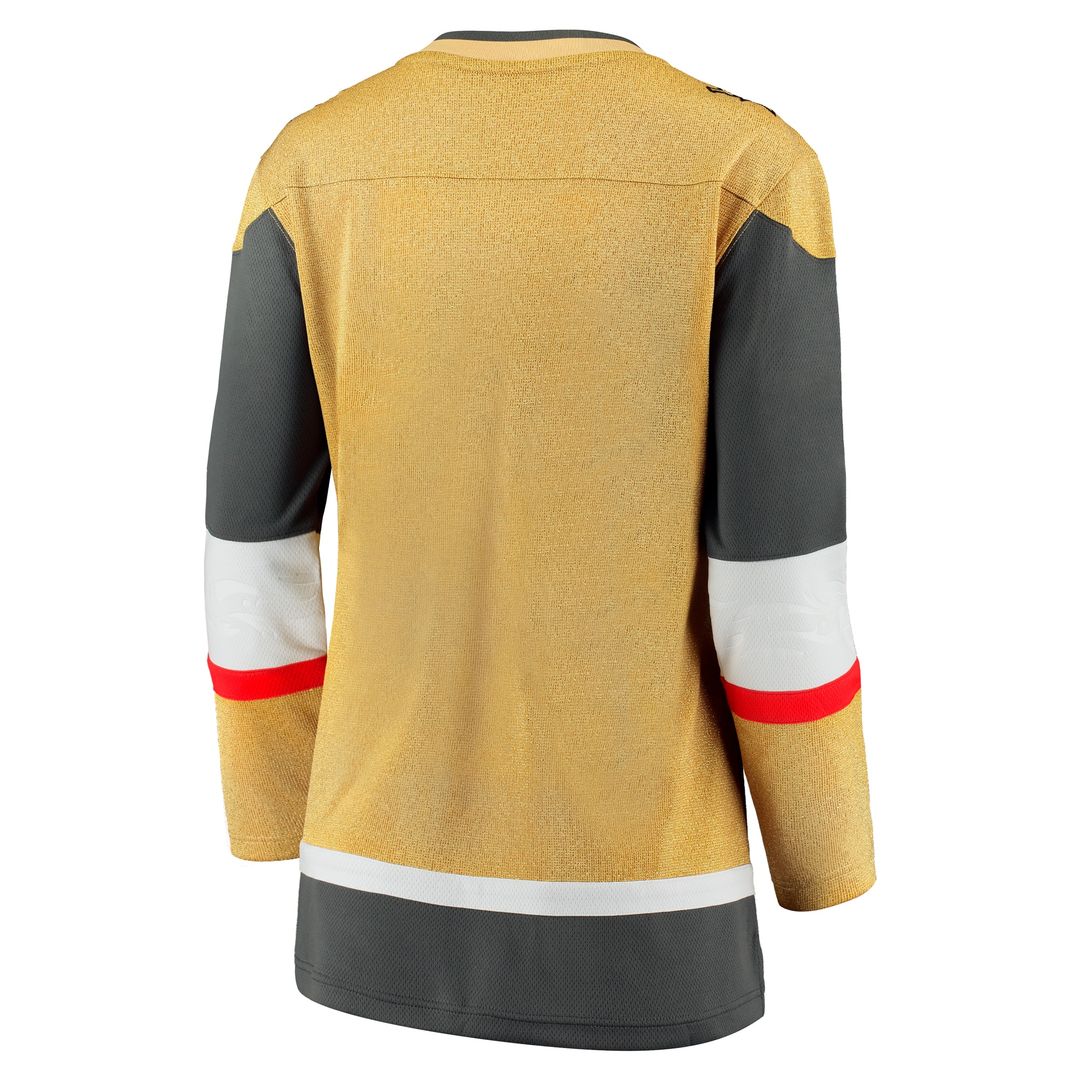 Vegas Golden Knights Fanatics Women's Home Breakaway Jersey - Gold