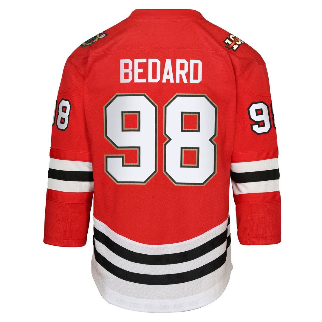 Connor Bedard Chicago Blackhawks Infant Home Centennial Replica Jersey - Red