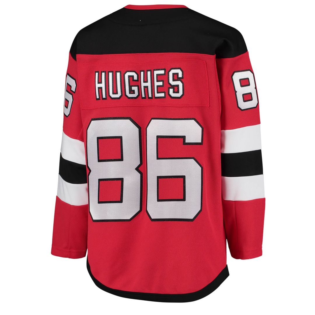 Jack Hughes New Jersey Devils Youth Alternate Premier Player Jersey - Black