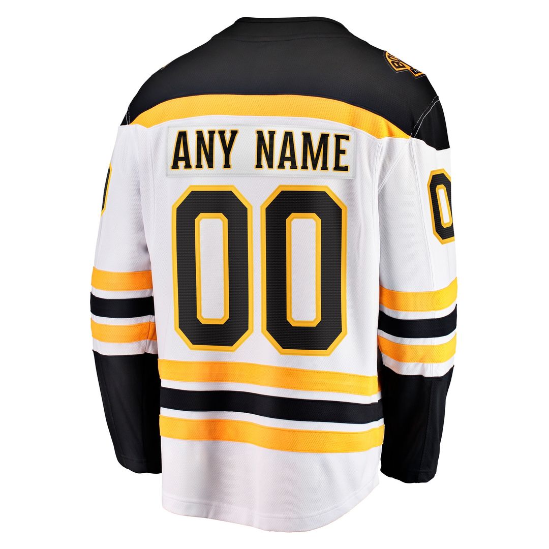 Boston Bruins Fanatics Home Breakaway Custom Jersey - Black
