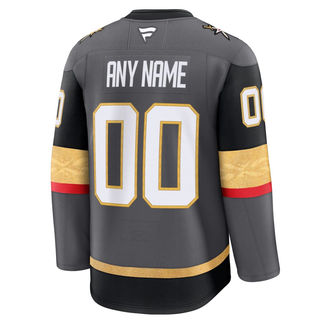 Vegas Golden Knights Fanatics Home Premium Custom Jersey - Gold