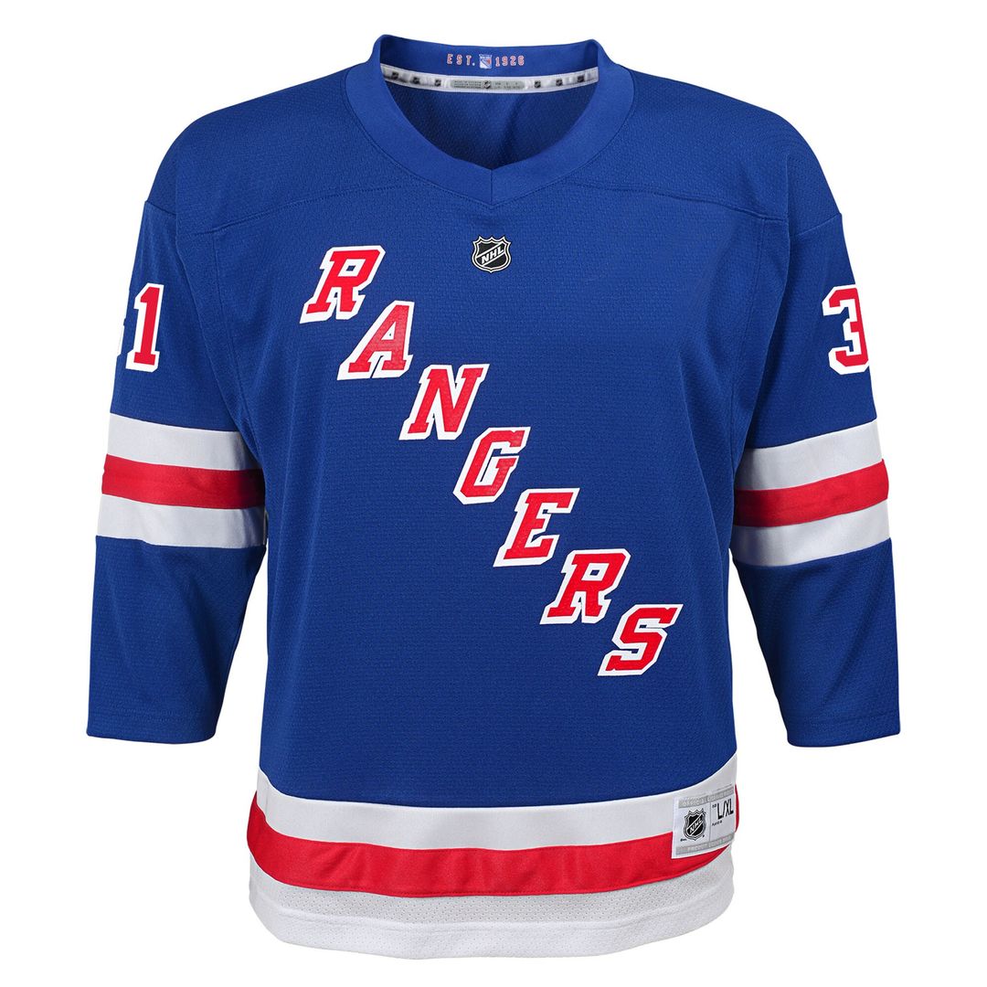 Igor Shesterkin New York Rangers Youth Alternate Replica Player Jersey - Navy