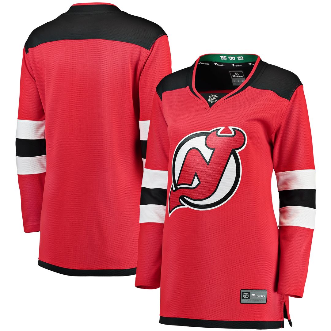 New Jersey Devils Fanatics Women's Away Breakaway Jersey - White