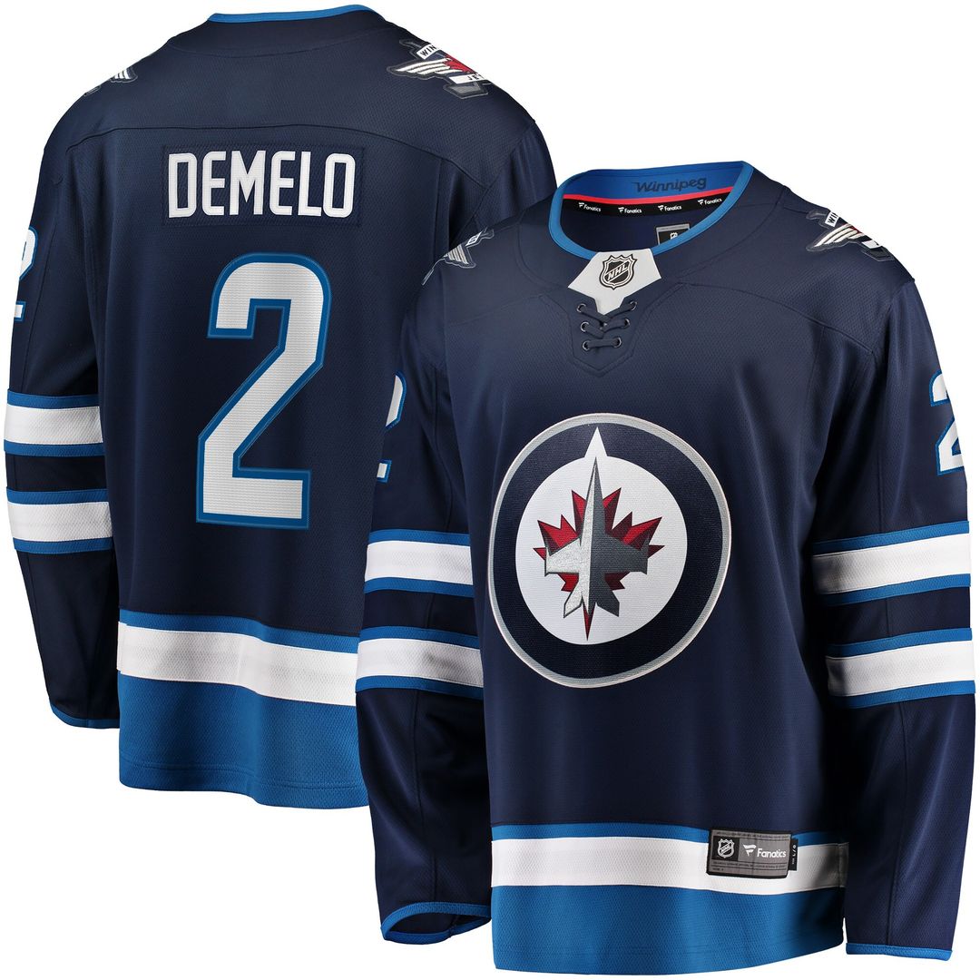 Dylan DeMelo Winnipeg Jets Fanatics Breakaway Player Jersey - Navy