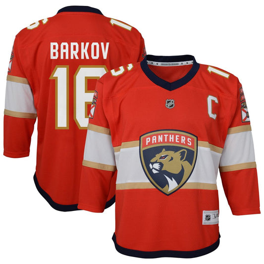 Aleksander Barkov Florida Panthers Youth Home Captain Replica Player Jersey - Red
