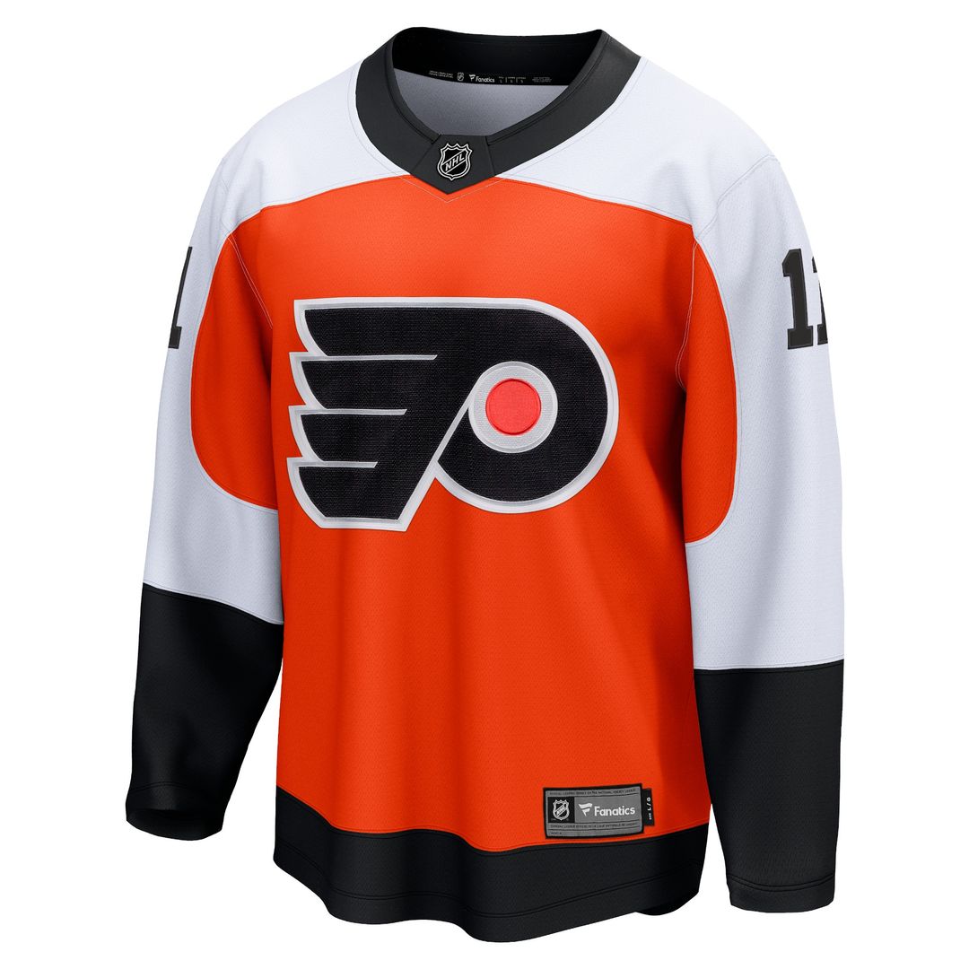 Travis Konecny Philadelphia Flyers Fanatics Home Breakaway Jersey - Orange