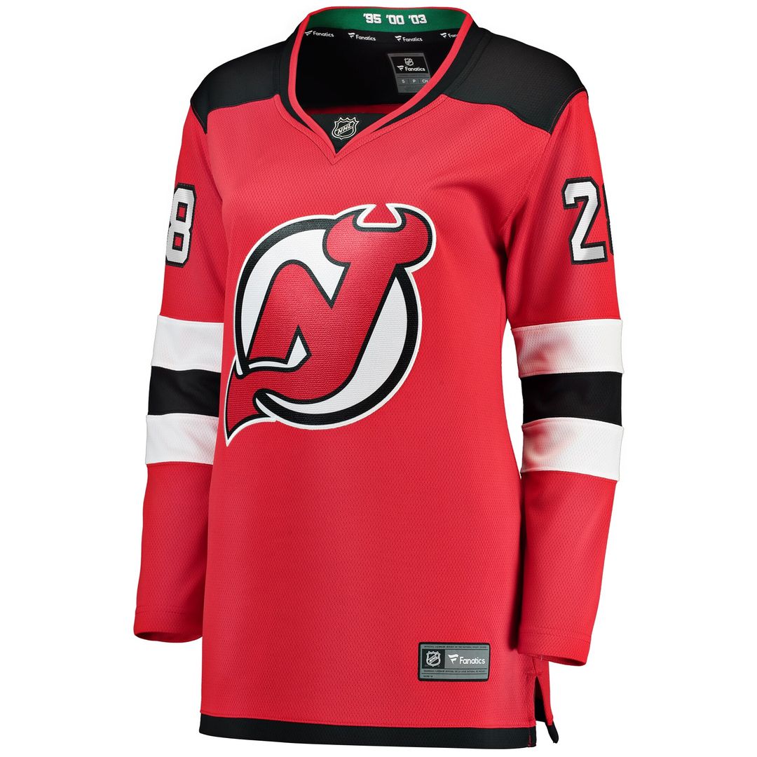 Timo Meier New Jersey Devils Fanatics Women's Home Breakaway Player Jersey - Red