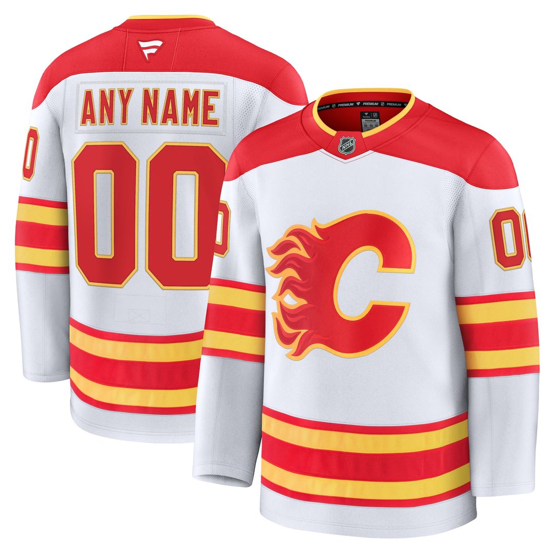 Calgary Flames Fanatics Alternate Premium Custom Jersey - Black