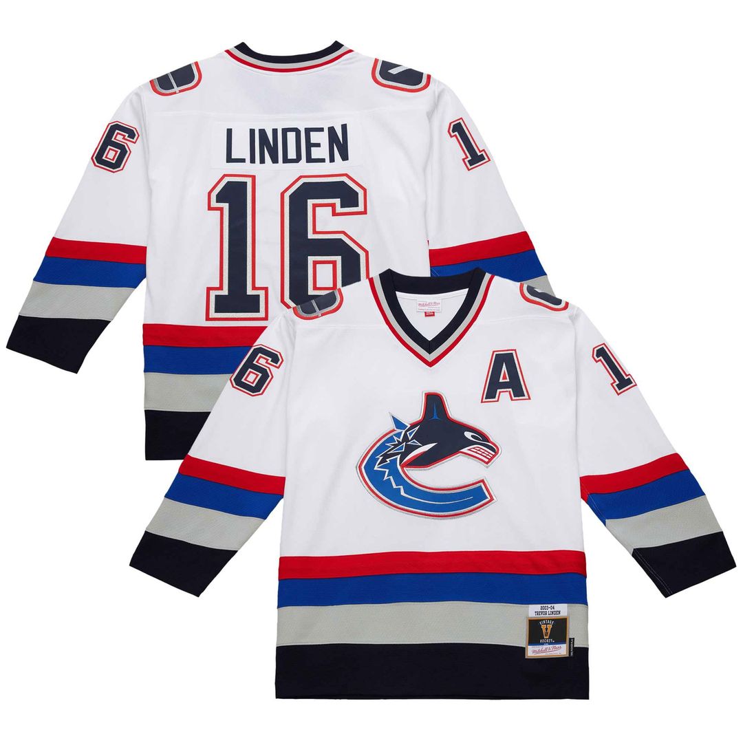 Trevor Linden Vancouver Canucks 2003-04 Power Play Jersey - White