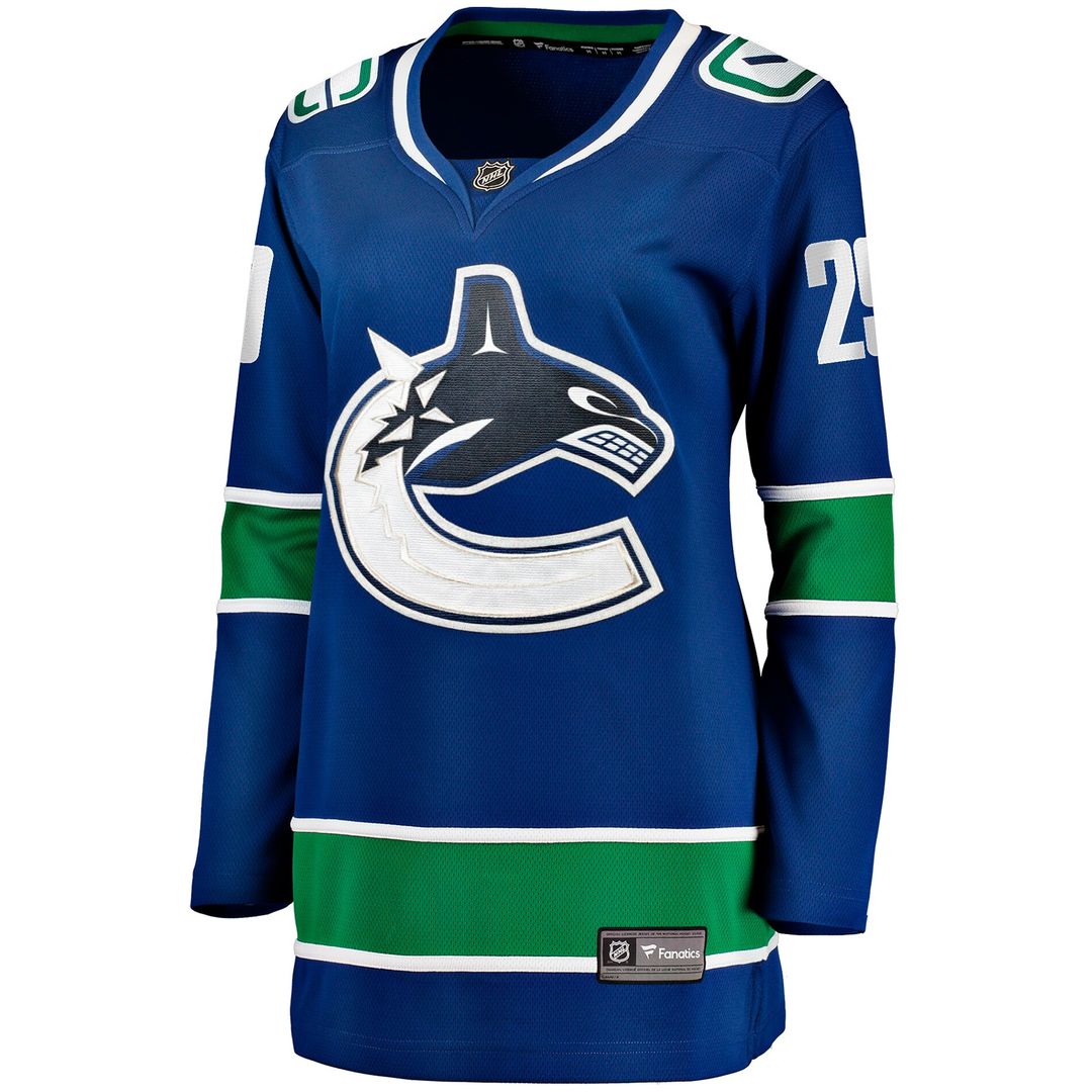 Marcus Pettersson Vancouver Canucks Fanatics Women's Home Breakaway Player Jersey - Blue