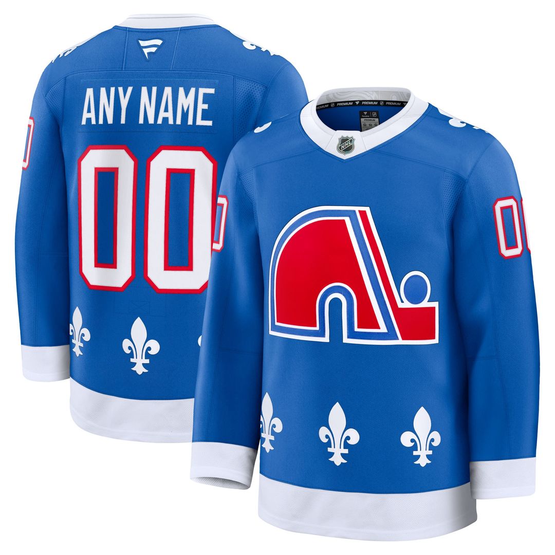 Colorado Avalanche Fanatics Away Premium Custom Jersey - White