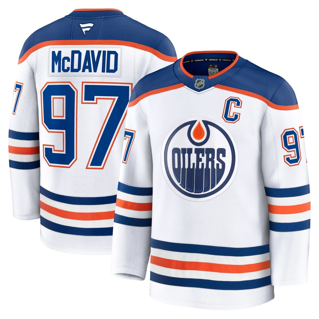 Connor McDavid Edmonton Oilers Fanatics Home Premium Jersey - Royal