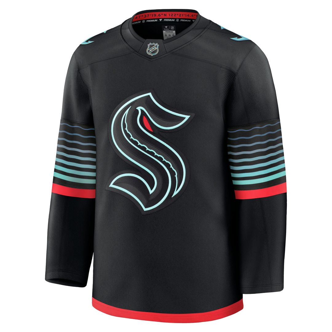 Seattle Kraken Fanatics Home Premium Jersey - Deep Sea Blue