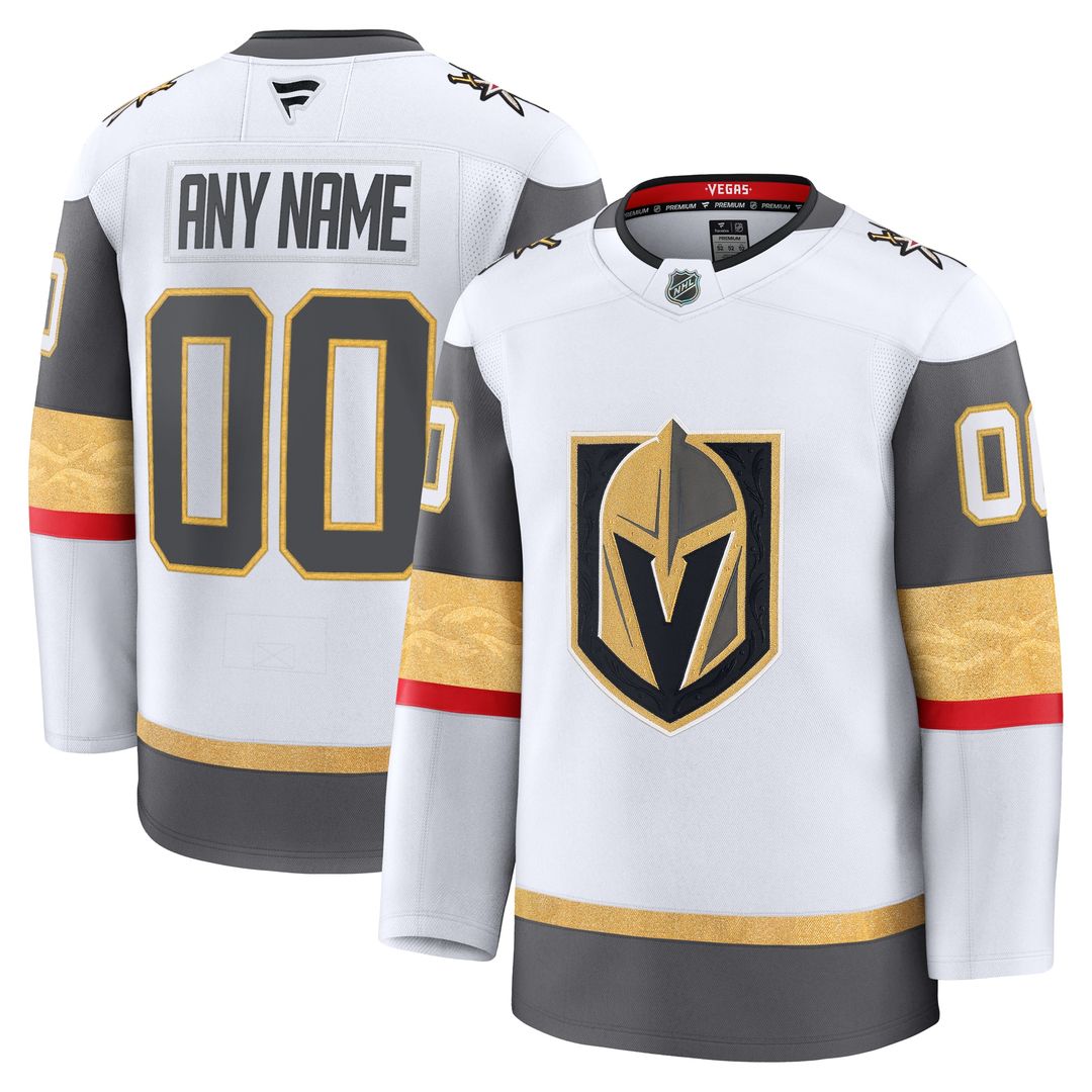 Vegas Golden Knights Fanatics Home Premium Custom Jersey - Gold