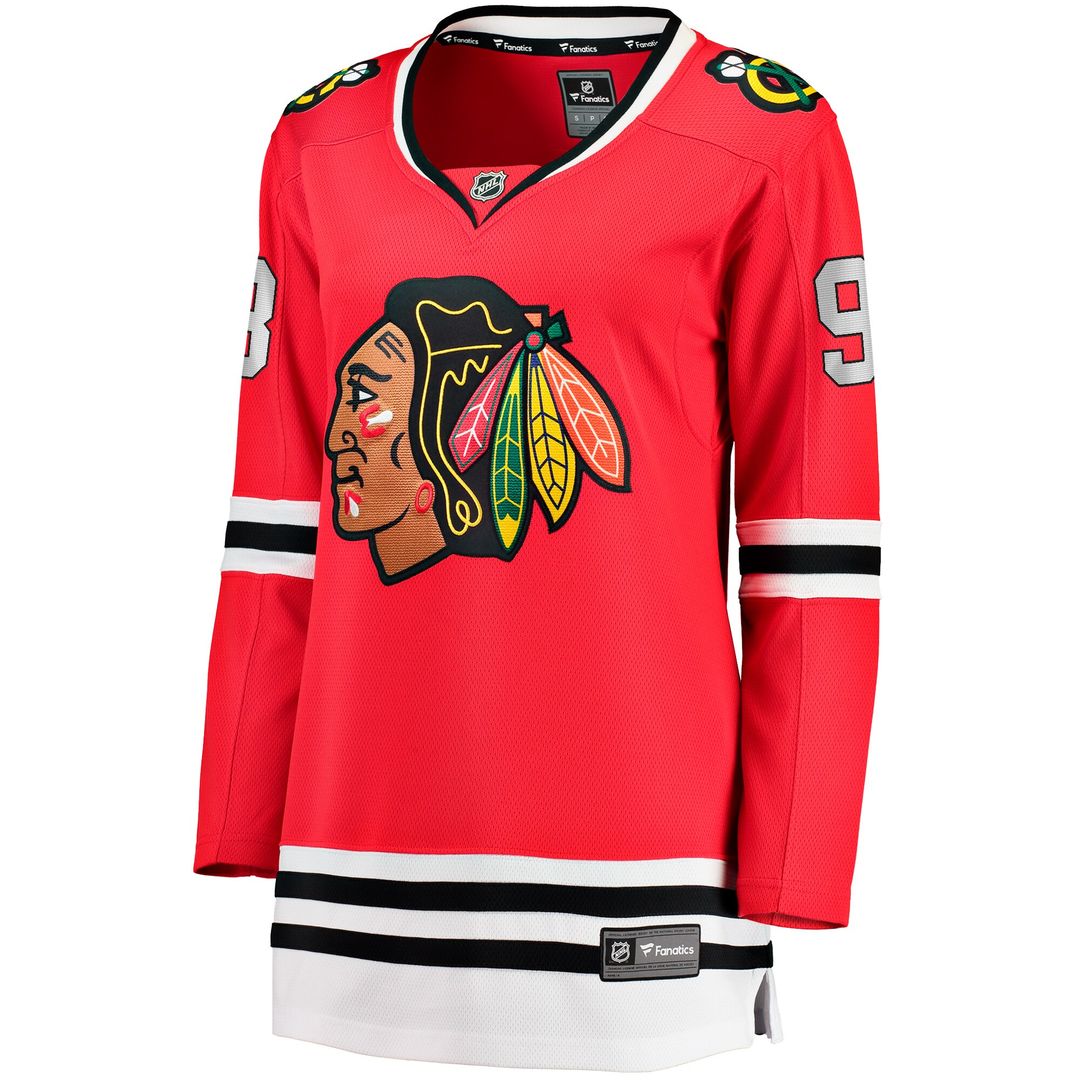 Connor Bedard Chicago Blackhawks Fanatics Women's Home Breakaway Player Jersey - Red