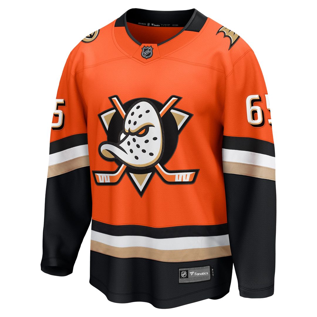 Jacob Trouba Anaheim Ducks Fanatics Home Breakaway Player Jersey - Orange