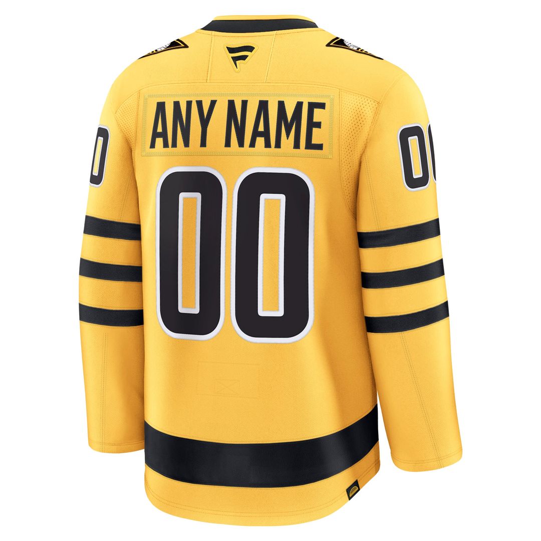 Pittsburgh Penguins Fanatics Home Premium Custom Jersey - Black