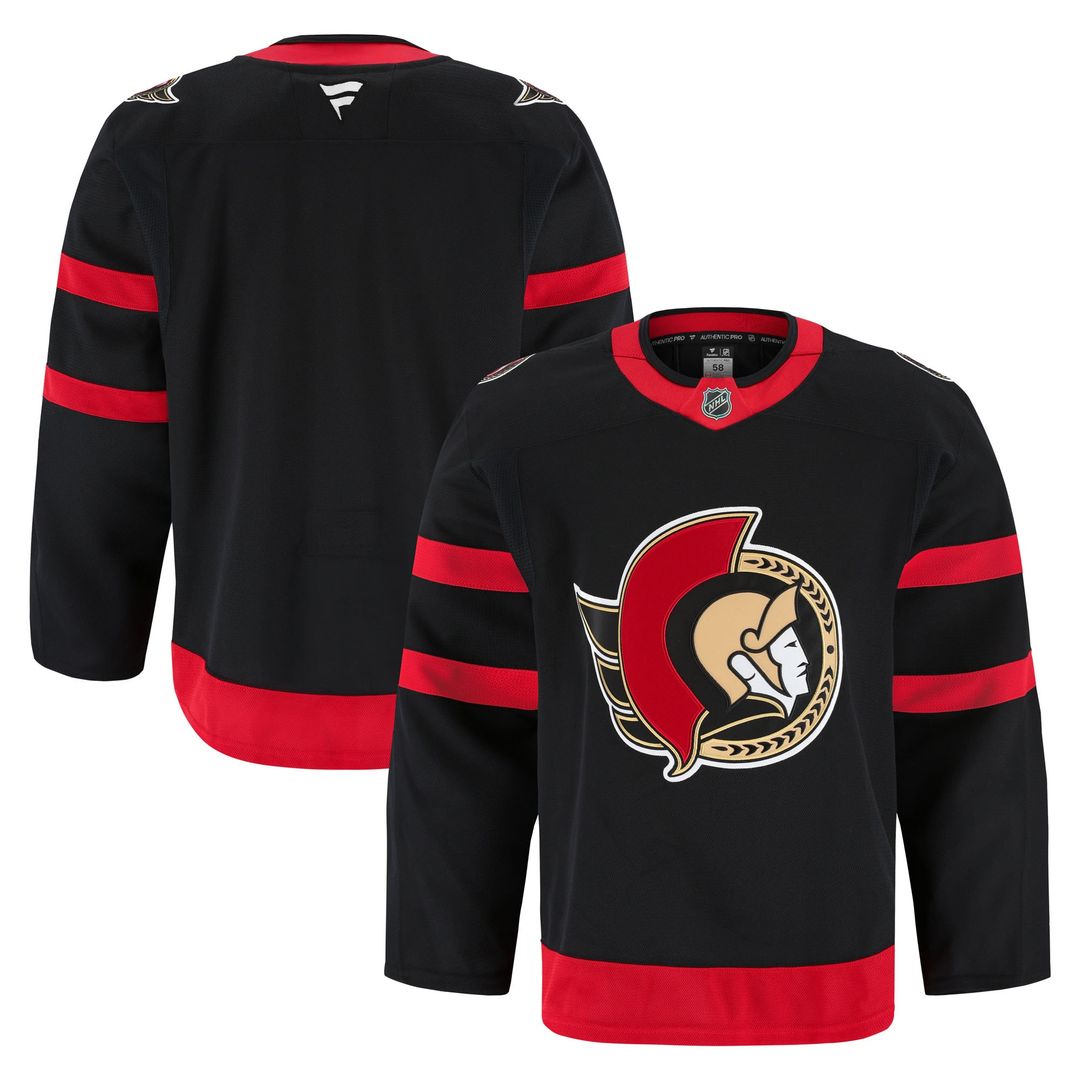 Ottawa Senators Fanatics Home Authentic Pro Jersey - Black