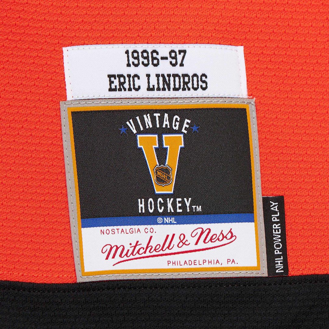 Eric Lindros Philadelphia Flyers 1996-97 Power Play Jersey - Orange