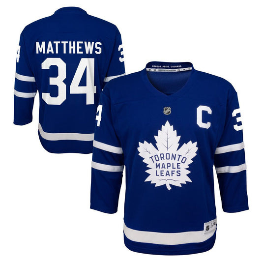 Auston Matthews Toronto Maple Leafs Youth Home Replica Player Jersey - Blue