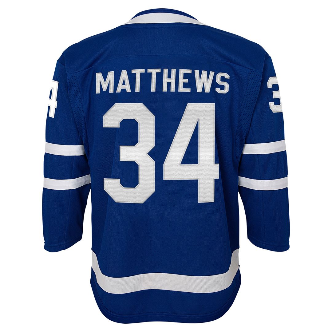 Auston Matthews Toronto Maple Leafs Youth Home Premier Player Jersey - Blue