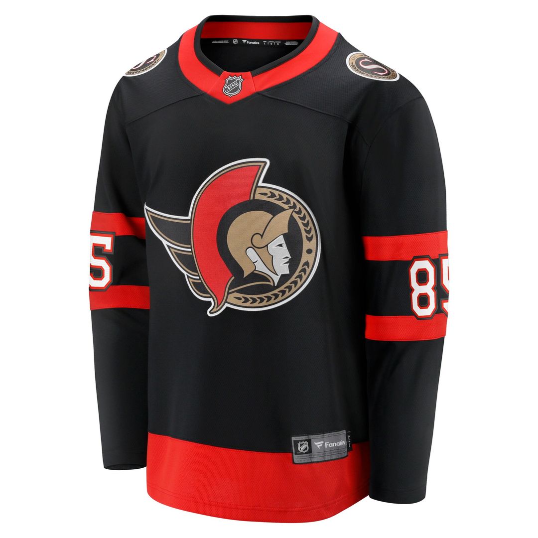 Jake Sanderson Ottawa Senators Fanatics Home Breakaway Jersey - Black