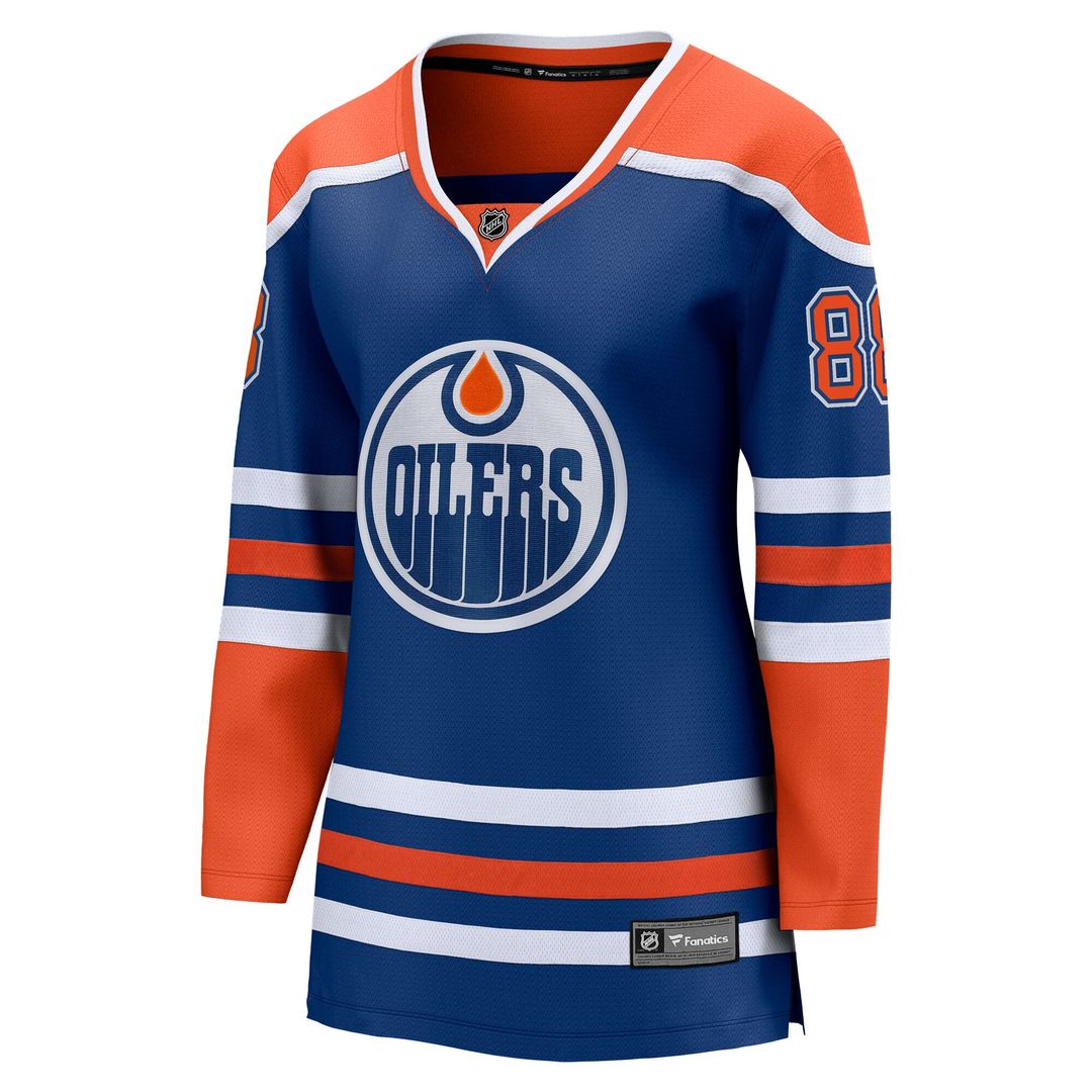 Andrew Mangiapane Edmonton Oilers Fanatics Women's Home Breakaway Jersey - Royal
