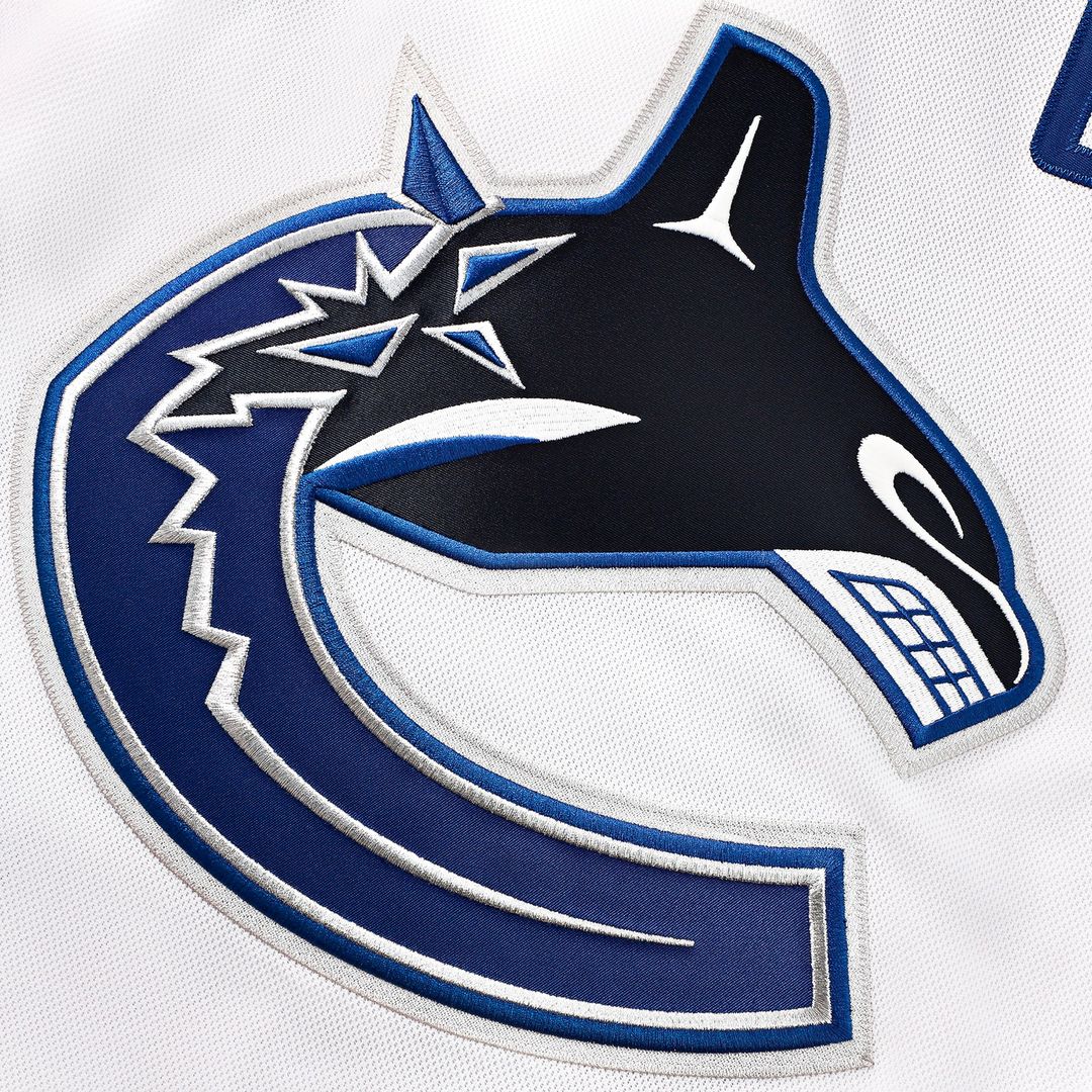 Vancouver Canucks Fanatics Away Premium Custom Jersey - White