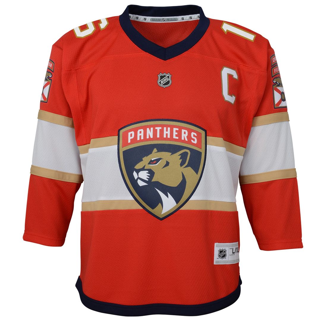 Aleksander Barkov Florida Panthers Youth Home Captain Replica Player Jersey - Red
