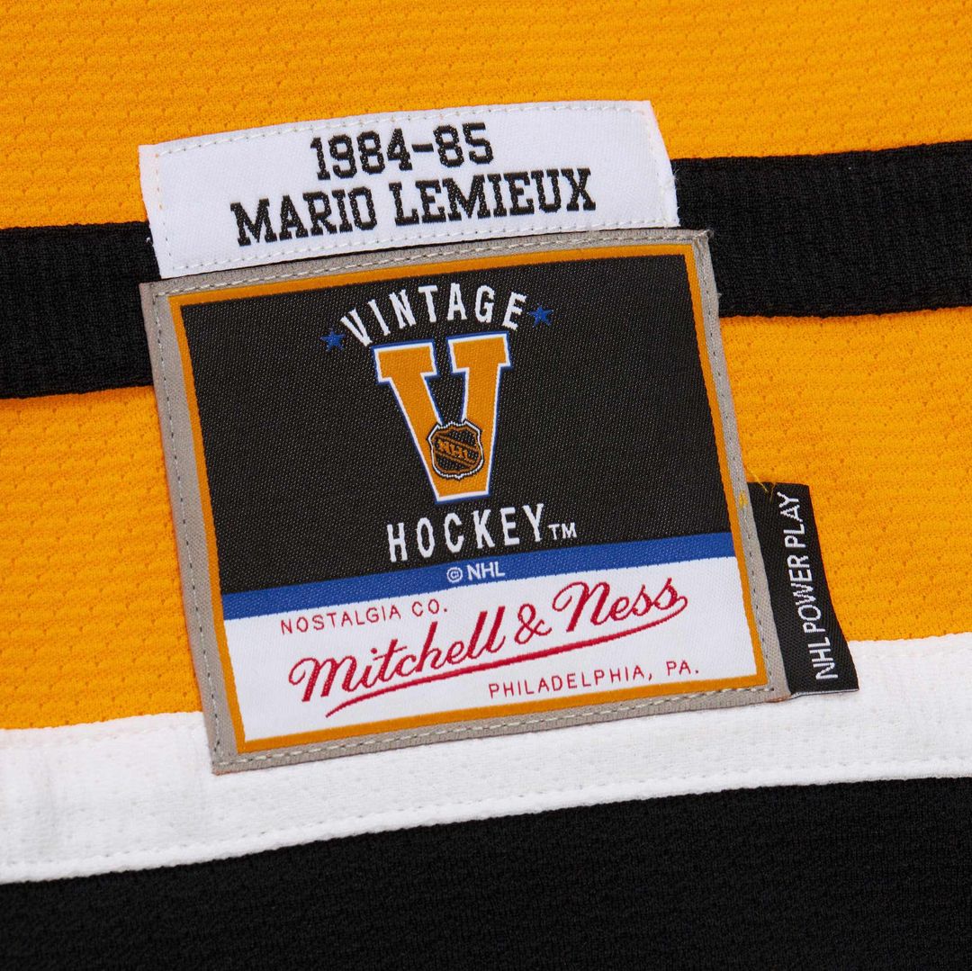 Mario Lemieux Pittsburgh Penguins 1991-92 Power Play Jersey - Black