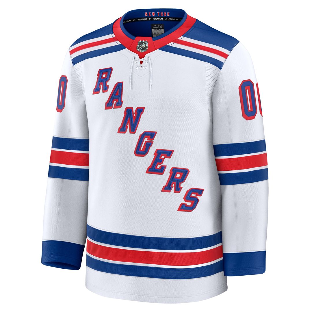 New York Rangers Fanatics Home Premium Custom Jersey - Royal
