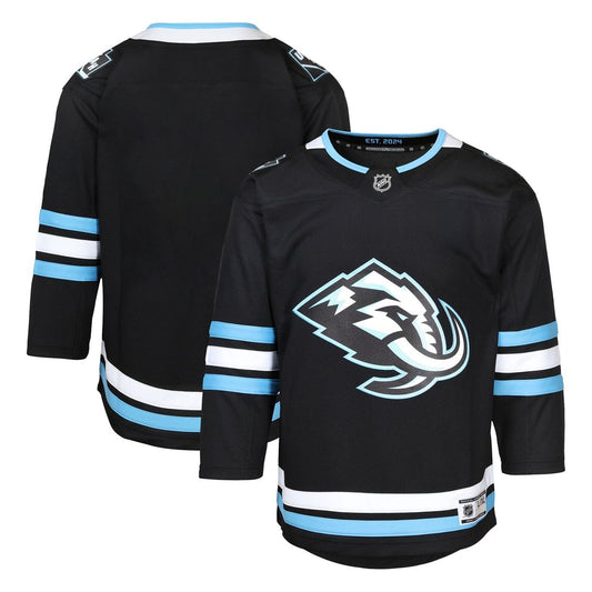Utah Mammoth Youth Home Premier Jersey - Black