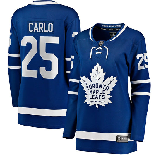 Brandon Carlo Toronto Maple Leafs Fanatics Women's Home Breakaway Player Jersey - Blue