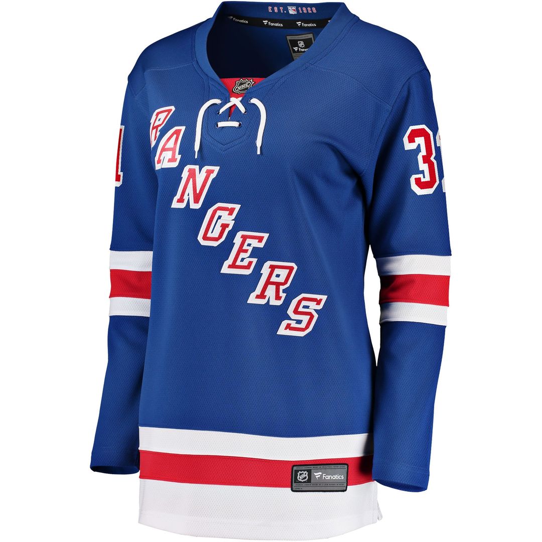 Igor Shesterkin New York Rangers Fanatics Women's Home Breakaway Jersey - Blue