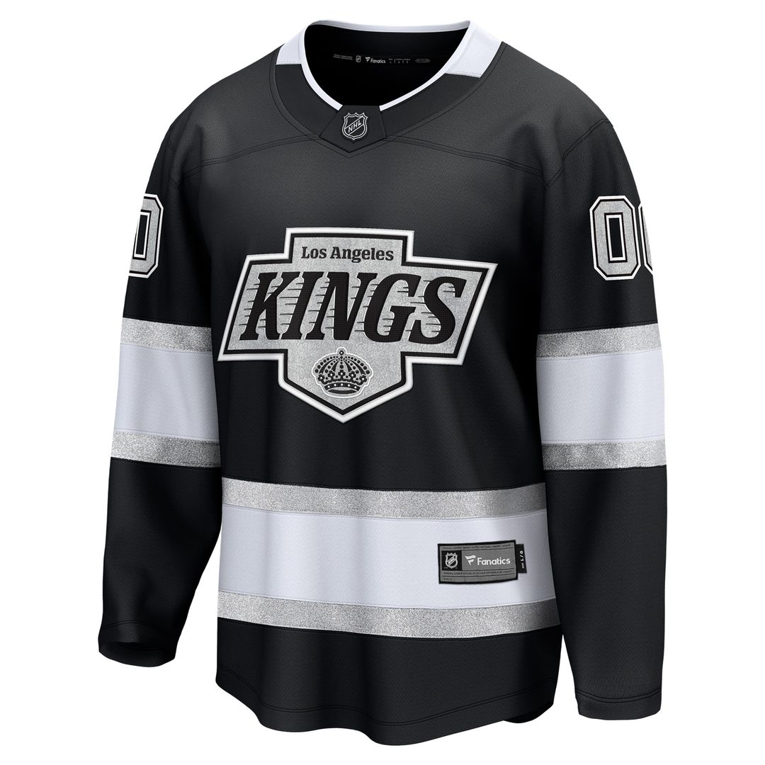 Los Angeles Kings Fanatics Home Breakaway Custom Jersey - Black