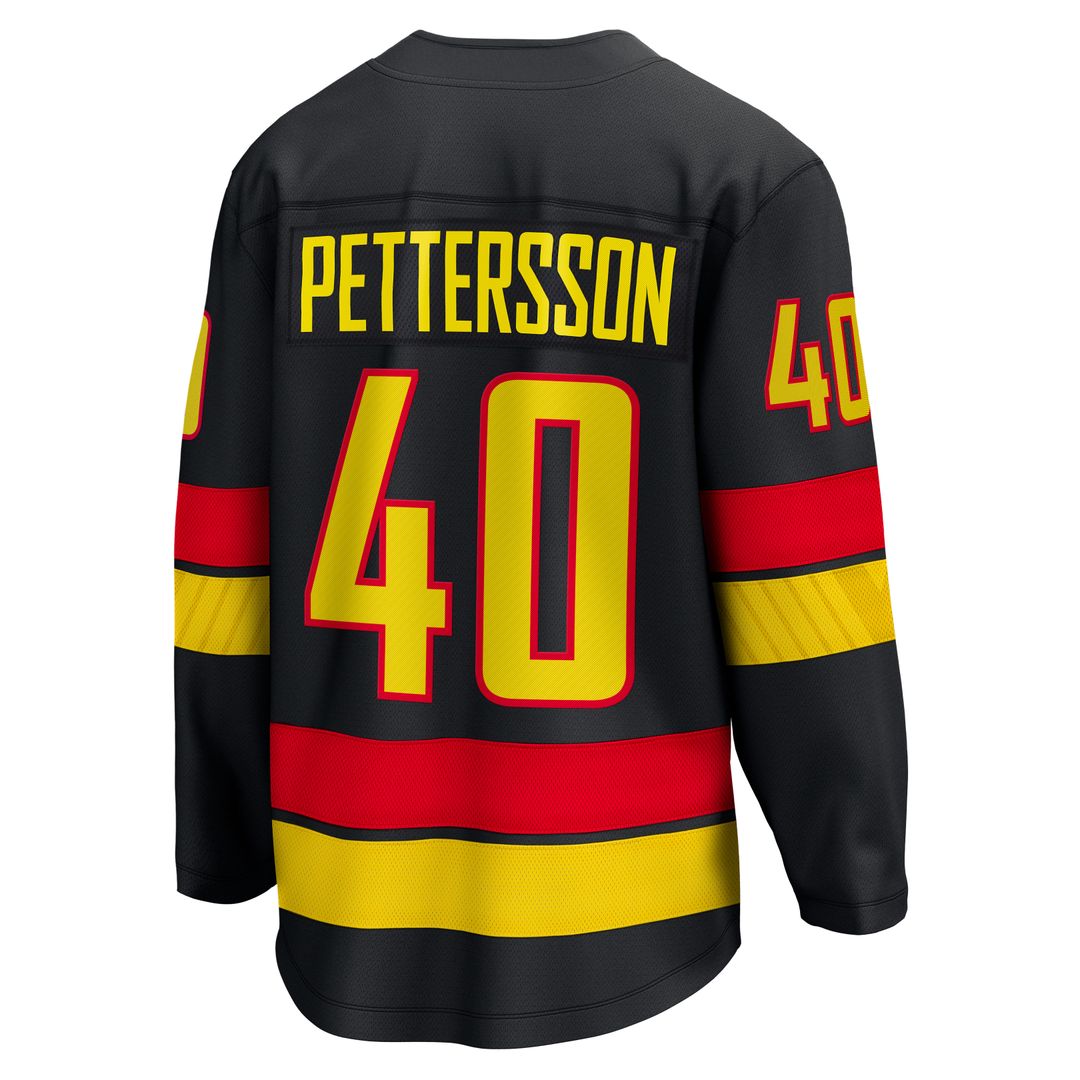 Elias Pettersson Vancouver Canucks Fanatics  Breakaway Jersey - Black
