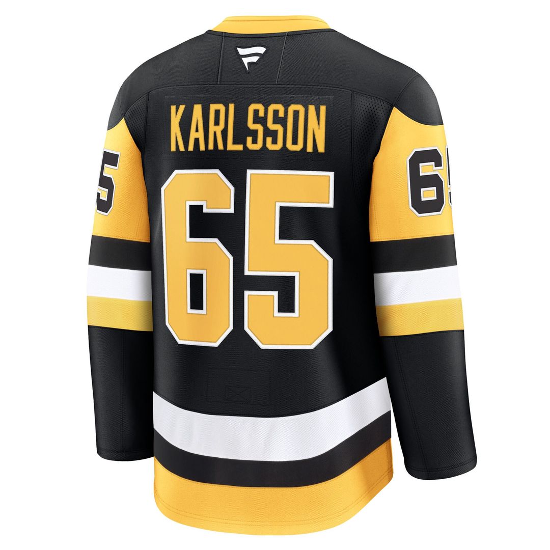 Erik Karlsson Pittsburgh Penguins Fanatics Home Premium Jersey - Black