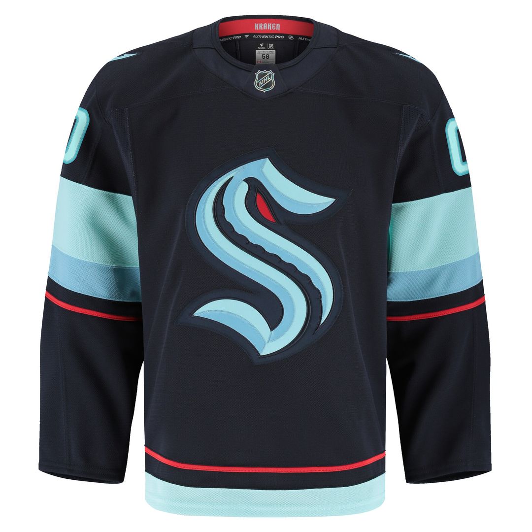 Seattle Kraken Fanatics Alternate Authentic Pro Custom Jersey - Black