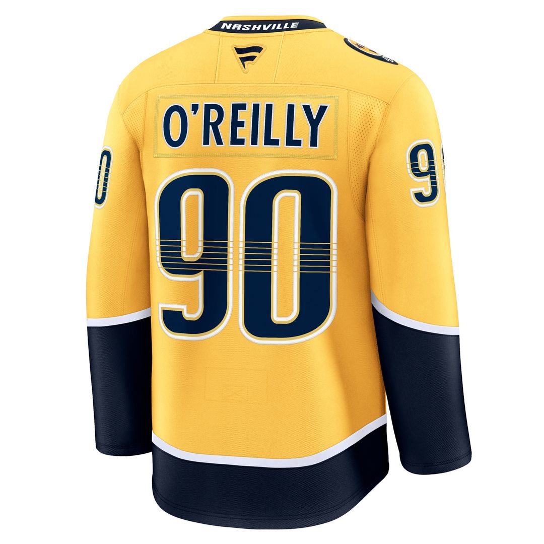 Ryan O'Reilly Nashville Predators Fanatics Home Premium Jersey - Yellow