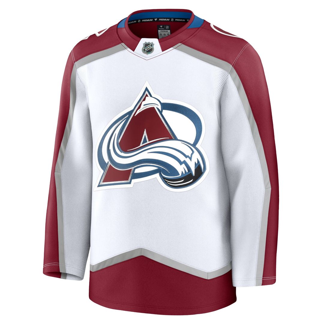Colorado Avalanche Fanatics Away Premium Jersey - White