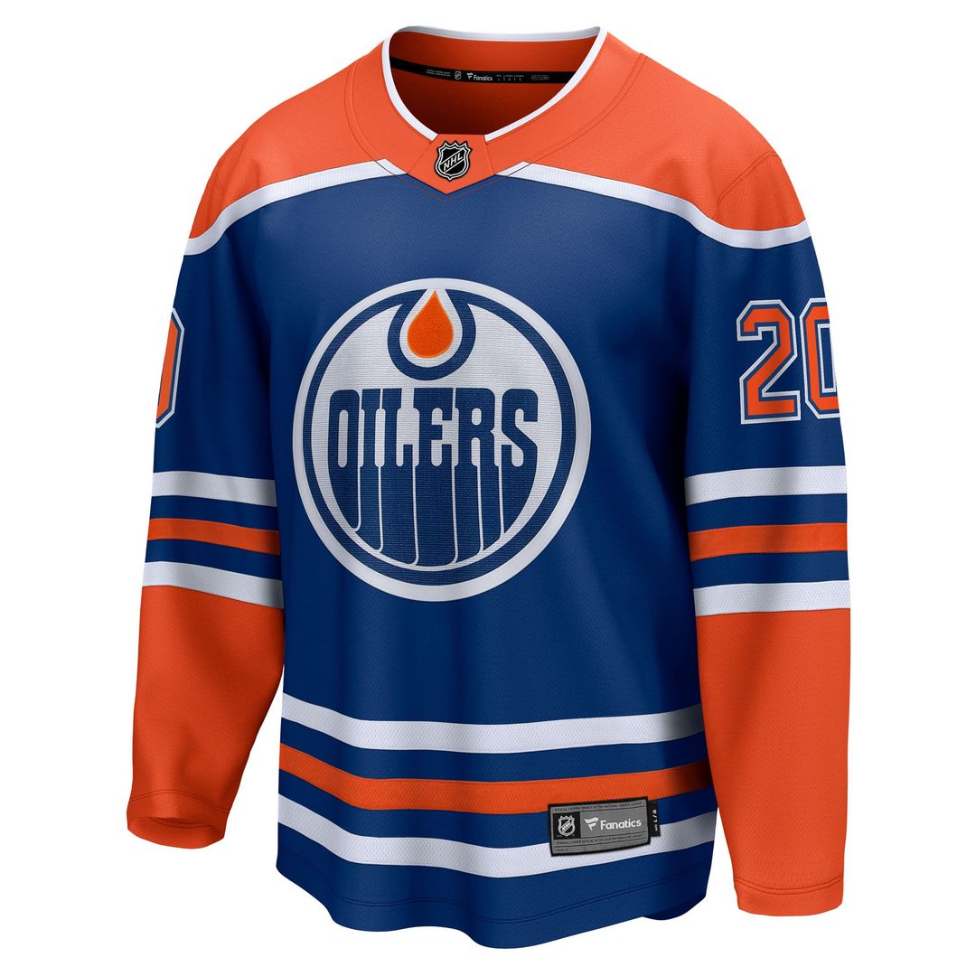 Curtis Lazar Edmonton Oilers Fanatics Home Breakaway Jersey - Royal