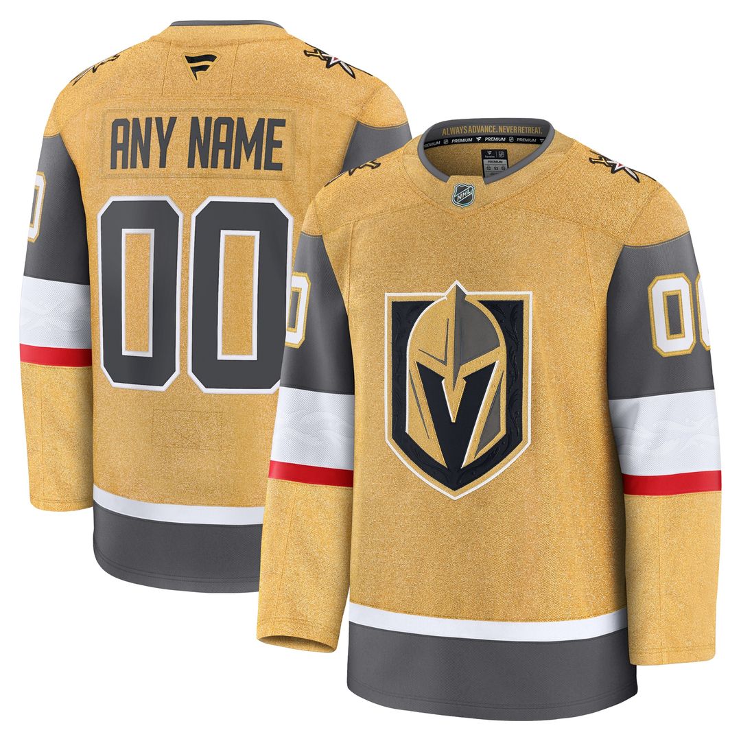 Vegas Golden Knights Fanatics Alternate Premium Custom Jersey - Gray