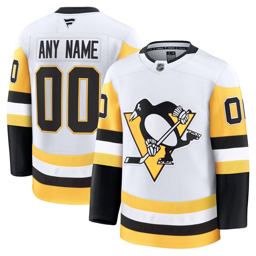 Pittsburgh Penguins Fanatics Alternate Premium Custom Jersey - Gold