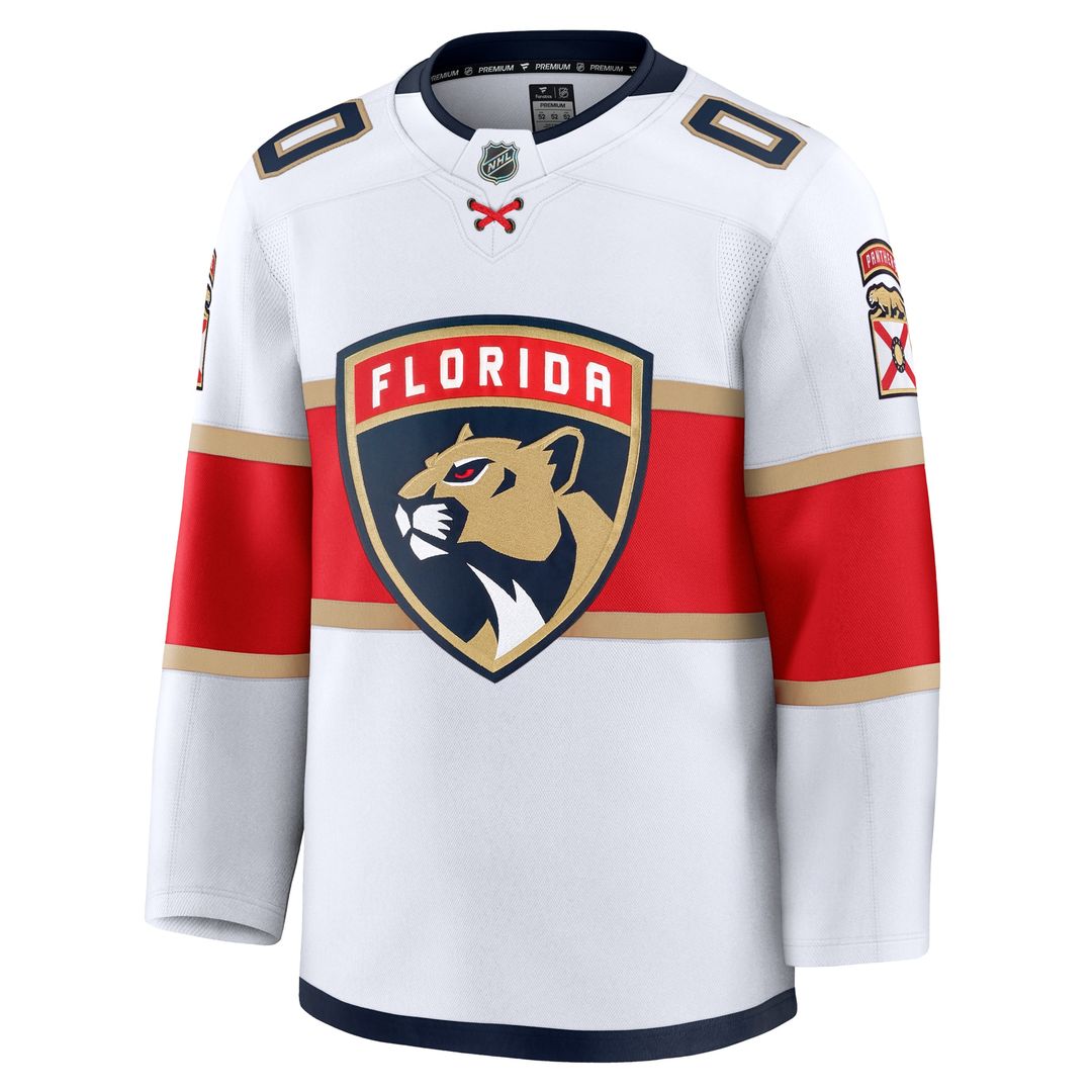 Florida Panthers Fanatics Home Premium Custom Jersey - Red