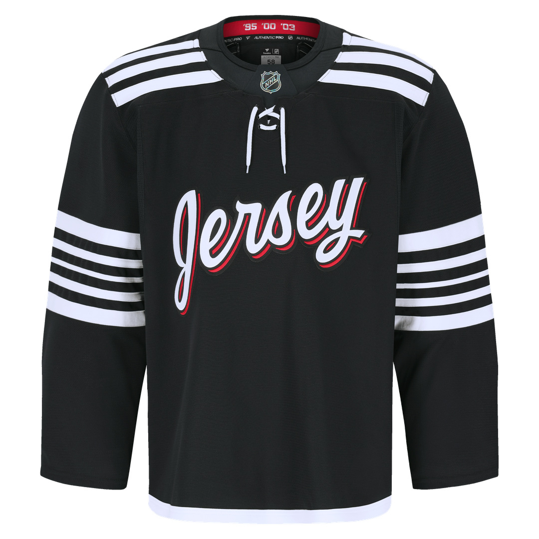 New Jersey Devils Fanatics Alternate Authentic Pro Jersey - Black