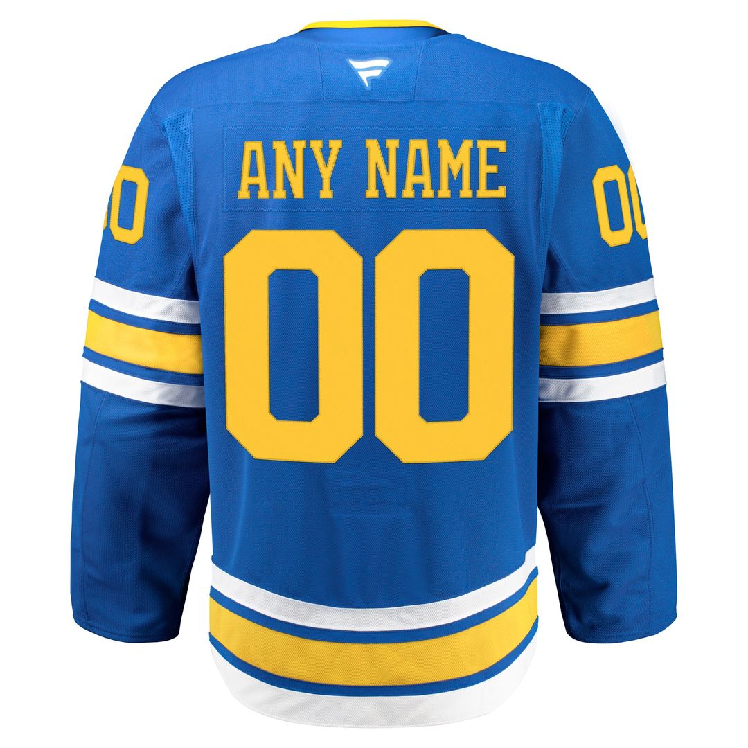 St. Louis Blues Fanatics Away Authentic Pro Custom Jersey - White