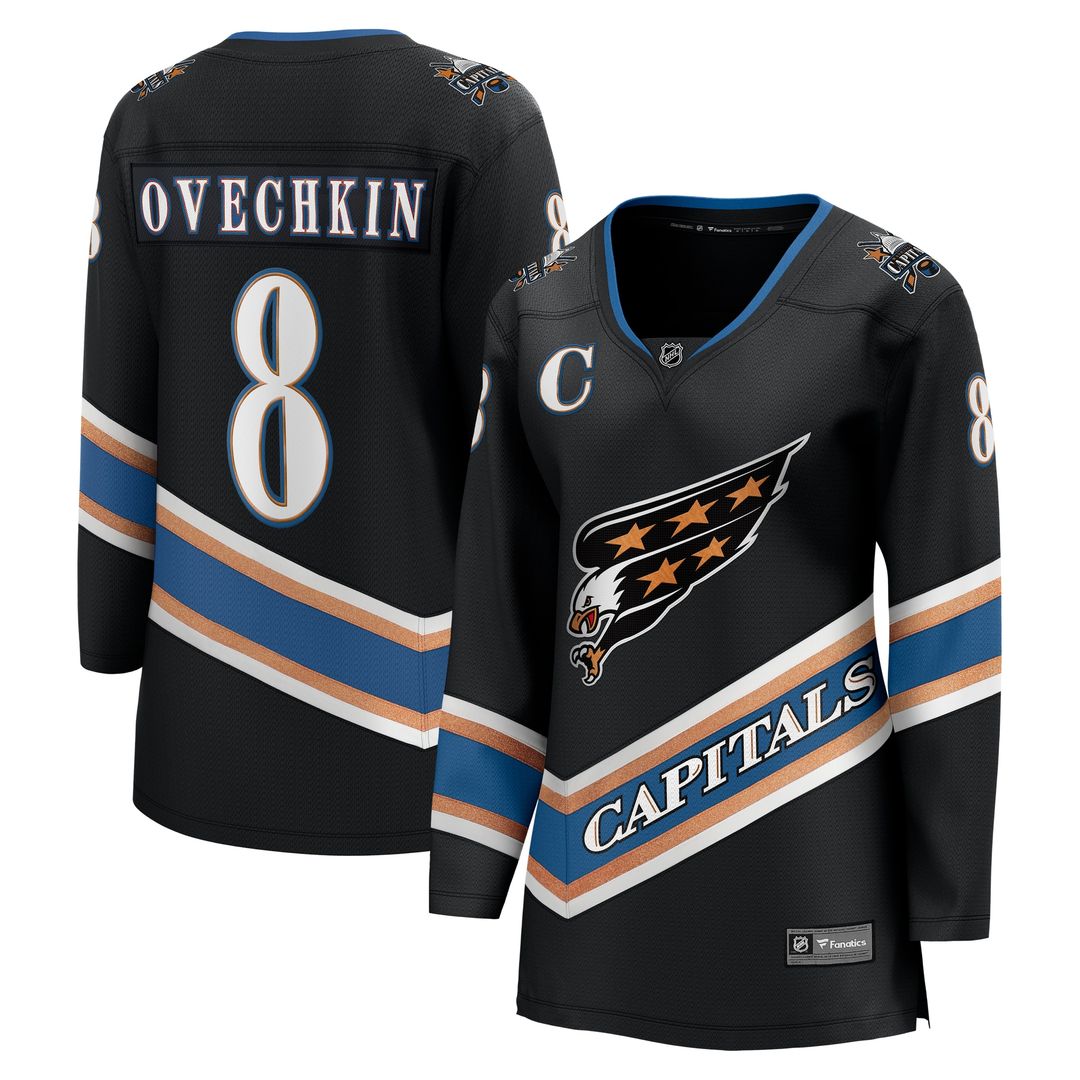 Alexander Ovechkin Washington Capitals Fanatics Women's Away Breakaway Jersey - White