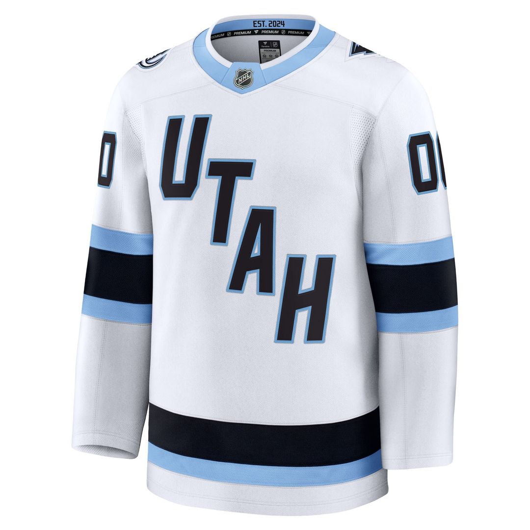 Utah Mammoth Fanatics Away Premium Custom Jersey - White