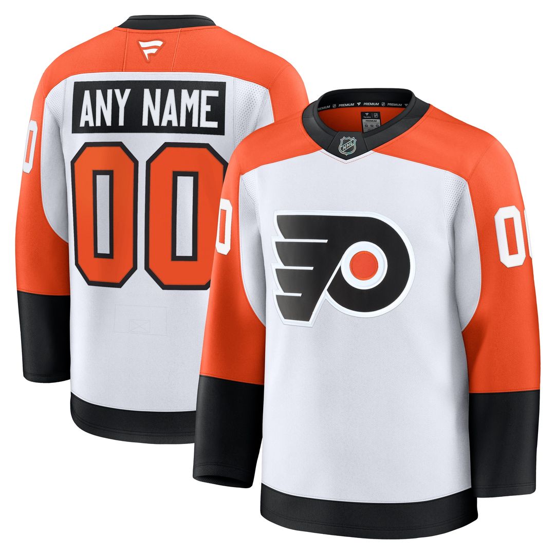Philadelphia Flyers Fanatics Home Premium Custom Jersey - Orange