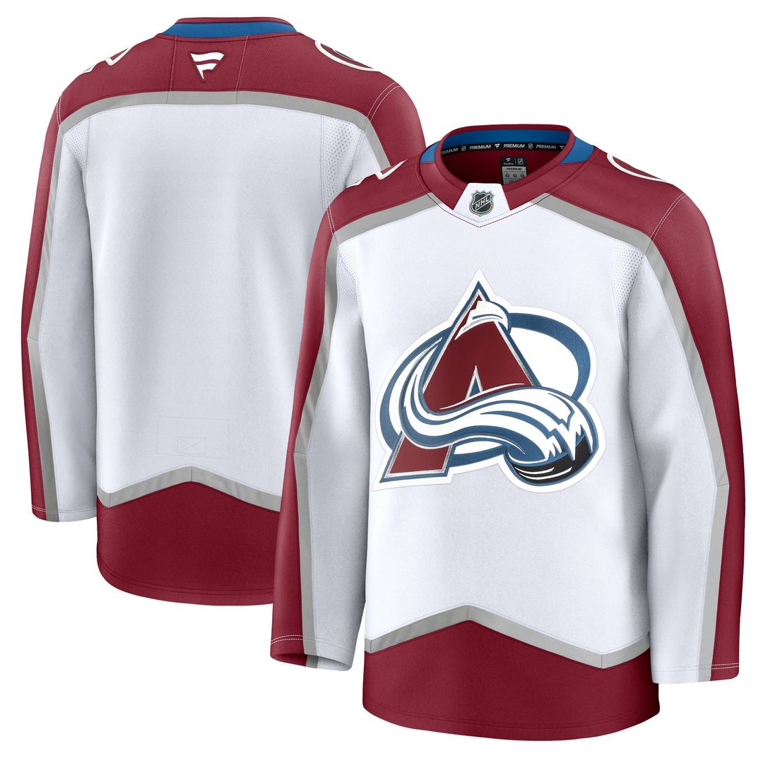 Colorado Avalanche Fanatics Away Premium Jersey - White